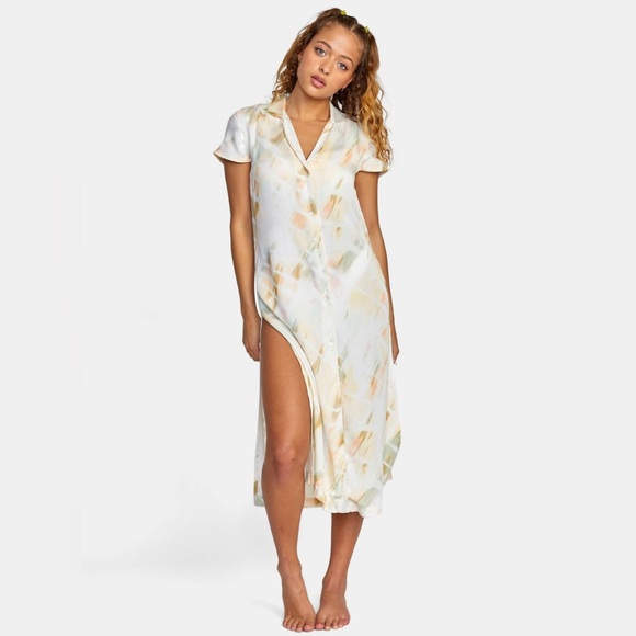 RVCA Other - RVCA Womens Sunset Cover Up Dress - Multi Color Size Small